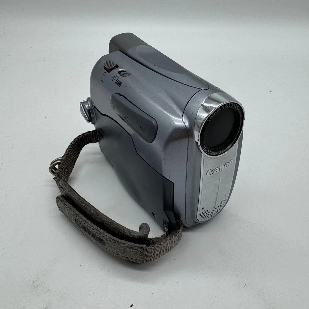 Canon ZR500 MiniDV Digital Video Camcorder 25x Optical Zoom Blue Parts Repair
